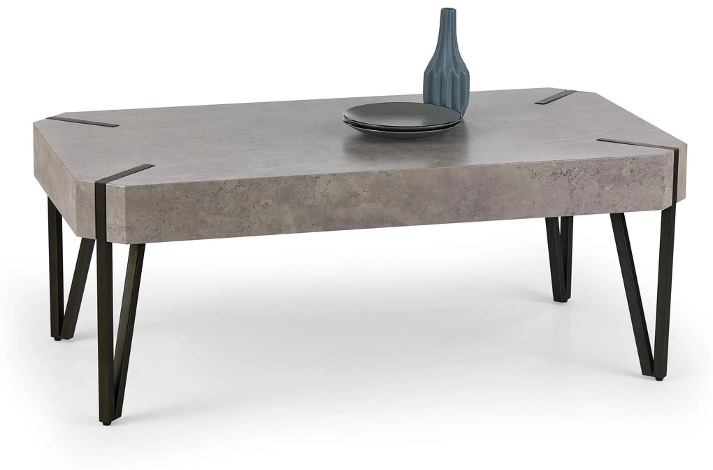 EMILY c.table, color: concrete / black DIOMMI V-CH-EMILY-LAW-BETON