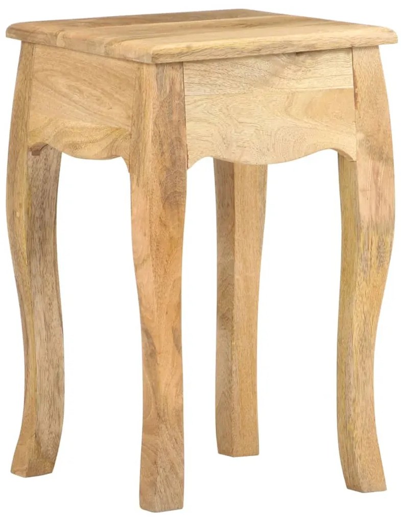 vidaXL Κομοδίνο 28 x 28 x 46 εκ. από Μασίφ Ξύλο Μάνγκο