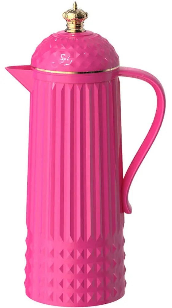 Κανάτα - Θερμός Crown PT4291BP Φ12x34cm Bright Pink Present Time Πολυπροπυλένιο