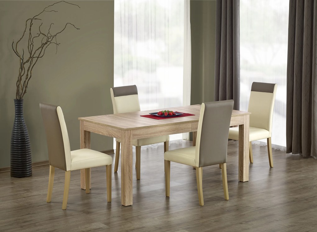 SEWERYN 160/300 cm extension table color: sonoma oak DIOMMI V-PL-SEWERYN-ST-SONOMA