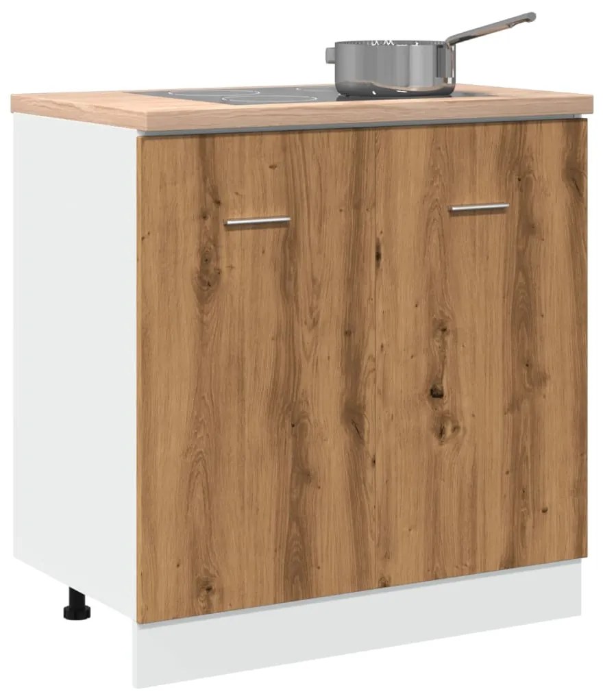 Ντουλάπι Νιπτήρα "Lyon" από Τεχνητό Δρυ 80x46x81,5 εκ. από Τεχνητό Ξύλο