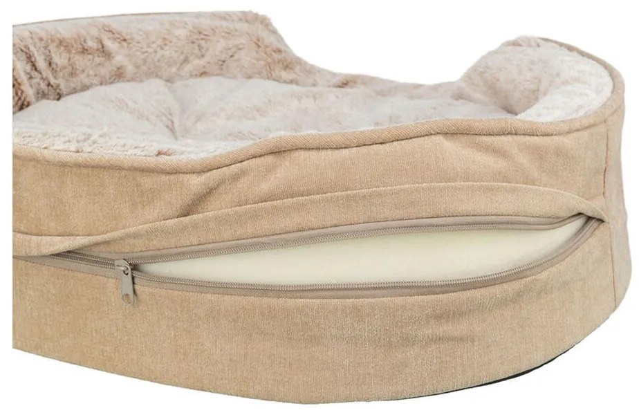 Κρεβάτιγια Σκύλους Trixie Vital Lino Soft Μπεζ Κρεμ 83 X 67 CM