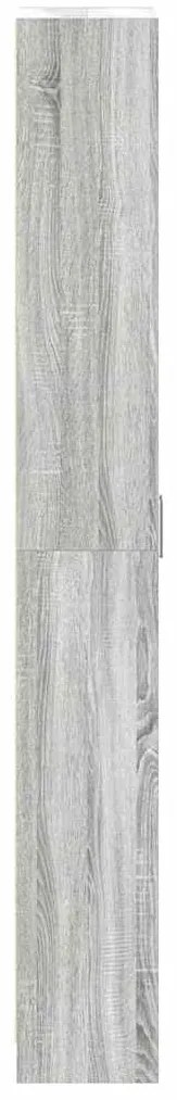 vidaXL Ντουλάπι Γκρι sonoma 55 x 25 x 189 εκ. Επεξεργασμένο ξύλο