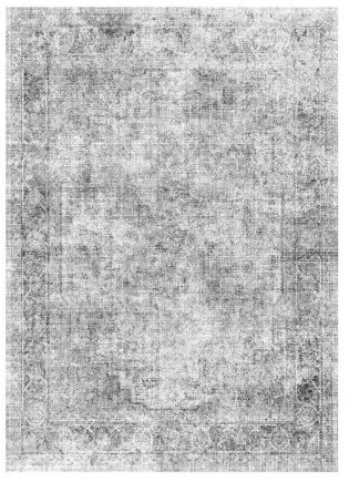 VEVOR Large Area Rug 9 x 12 ft Anti-Skid Tear-Resistant Floor Mat Bohemian Gray