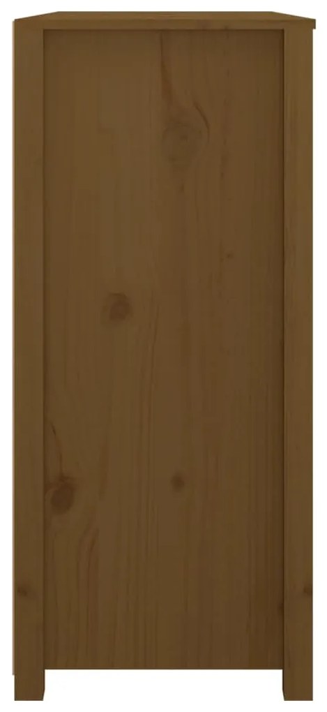 vidaXL Βοηθητικό Ντουλάπι Καφέ Μελί 100x40x90 εκ.από Μασίφ Ξύλο Πεύκου