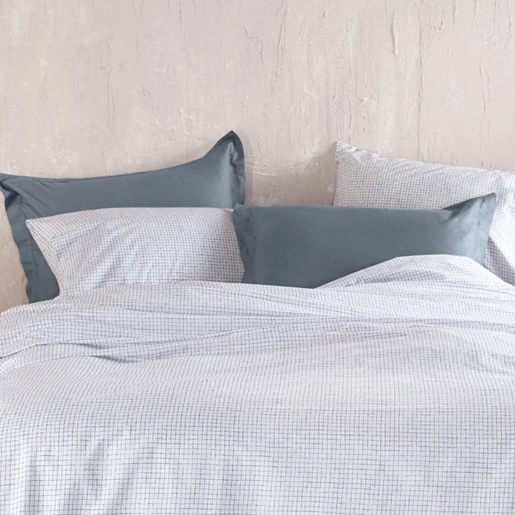 Ζεύγος Μαξιλαροθήκες (50x70) Rythmos Diva Pacify White