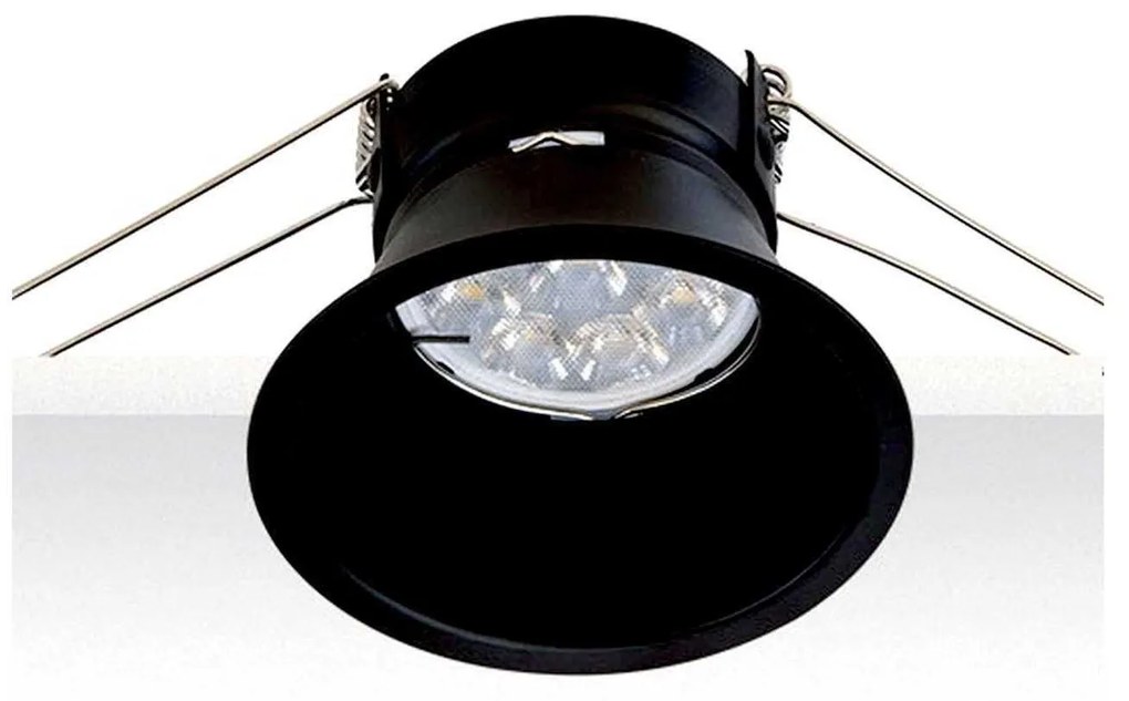 Φωτιστικό S007 Black Στρόγγυλο Aluminium