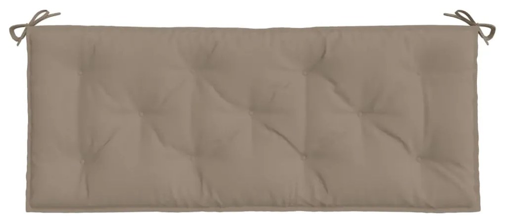 vidaXL Μαξιλάρι Πάγκου Κήπου Taupe 120x50x7 εκ. Ύφασμα Oxford