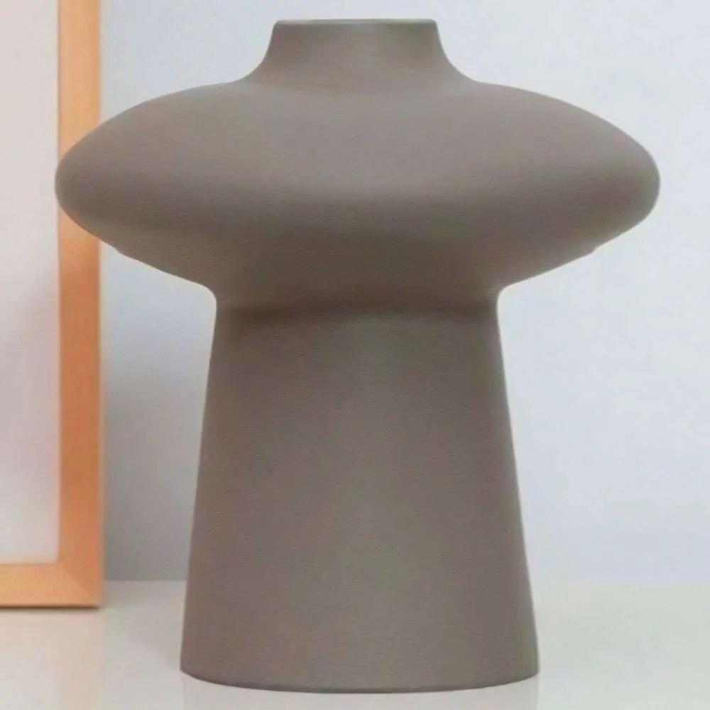Βάζο 963DNL1266 19x19x20cm Mink Aberto Design Ceramic