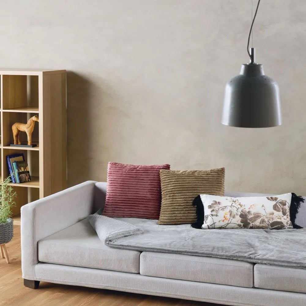 Futon Sergio 22 Grey Kentia Διθέσιο 75x160cm Πολυέστερ