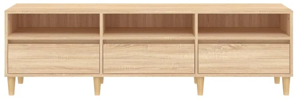 vidaXL Έπιπλο Τηλεόρασης Sonoma Δρυς 150x30x44,5 εκ. Επεξ. Ξύλο