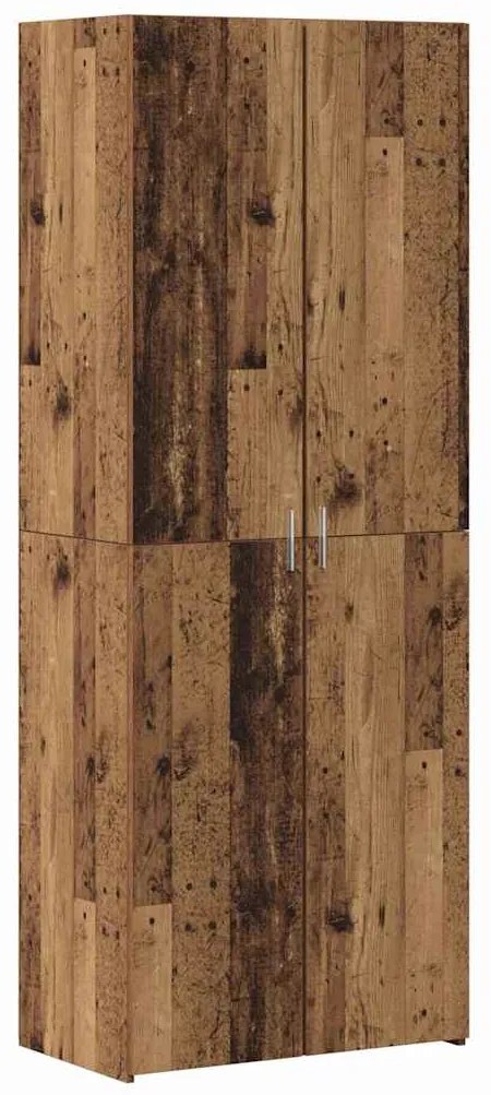 vidaXL Highboard Παλαιό ξύλο 70 x 42.5 x 185 εκ Επεξεργασμένο ξύλο
