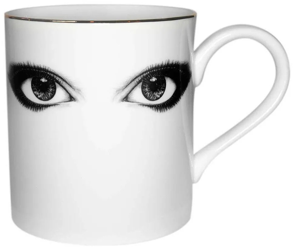 Κούπα Looking At You Eyes Majestic 09002-LAY 9,4X8,4cm White-Black Rory Dobner Porcelain