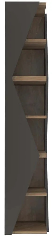 Ραφιέρα Δαπέδου Arrow 875ZNA4623 31,8x31,8x165cm Black-Walnut