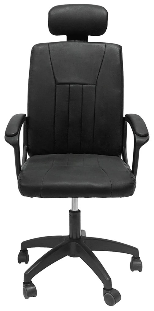 ΚΑΡΕΚΛΑ ΓΡΑΦΕΙΟΥ NIMBLE HM1199.01 ΜΑΥΡΟ PVC-ΜΑΥΡΟΣ ΣΚΕΛΕΤΟΣ &amp; ΒΑΣΗ NYLON 59x64x122Υεκ