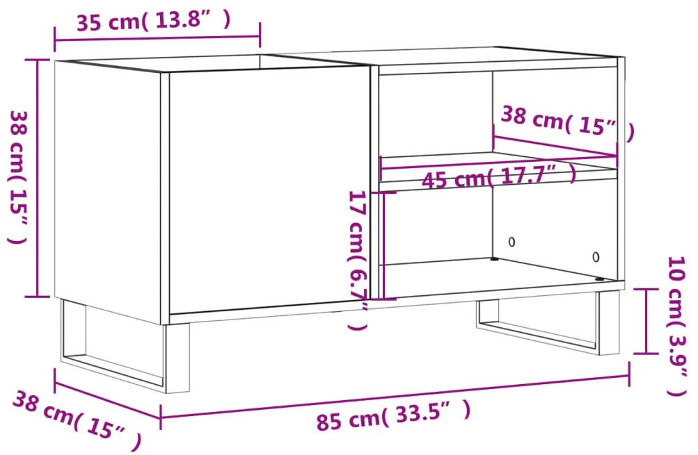 ΔΙΣΚΟΘΗΚΗ ΚΑΦΕ ΔΡΥΣ 85 X 38 X 48 ΕΚ. ΑΠΟ ΕΠΕΞΕΡΓΑΣΜΕΝΟ ΞΥΛΟ 831715