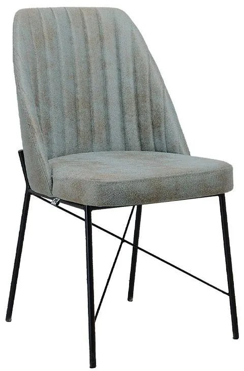 Καρέκλα Τραπεζαρίας Colette Fylliana Γαλάζιο - Καφέ 48x47x83εκ. 2αδα 48x47x83 εκ.