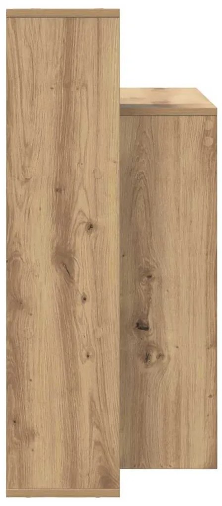 vidaXL Γραφείο artisan δρυς 100 x 40 x 90 cm Επεξεργασμένο ξύλο