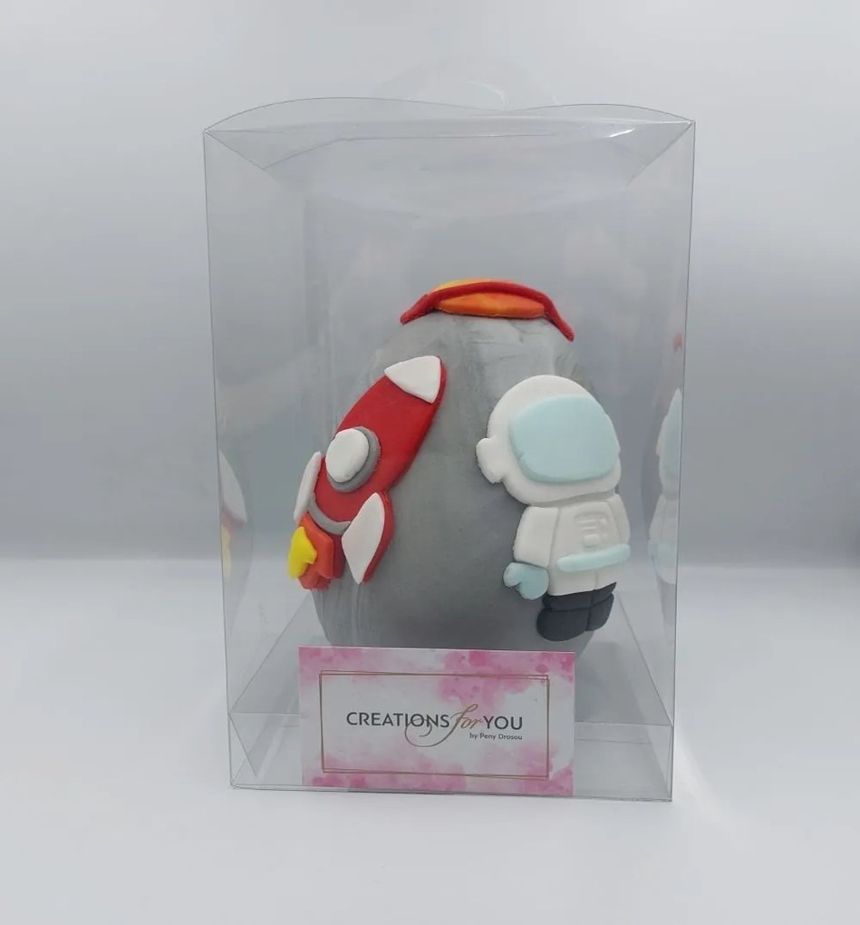 Διάστημα πύραυλος Αρωματική λαμπάδα ν.2 - Σετ Λαμπάδα και πλάτη