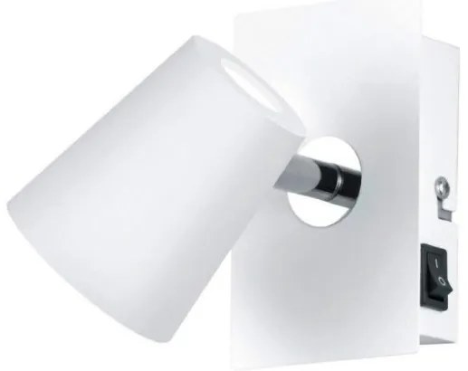 Σποτ Φωτιστικό Τοίχου NARCOS λευκό ή νίκελ Trio Lighting-873170131-Λευκό 873170131
