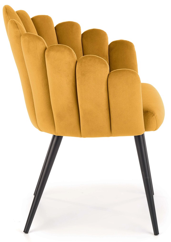 K410 chair, color: mustard DIOMMI V-CH-K/410-KR-MUSZTARDOWY