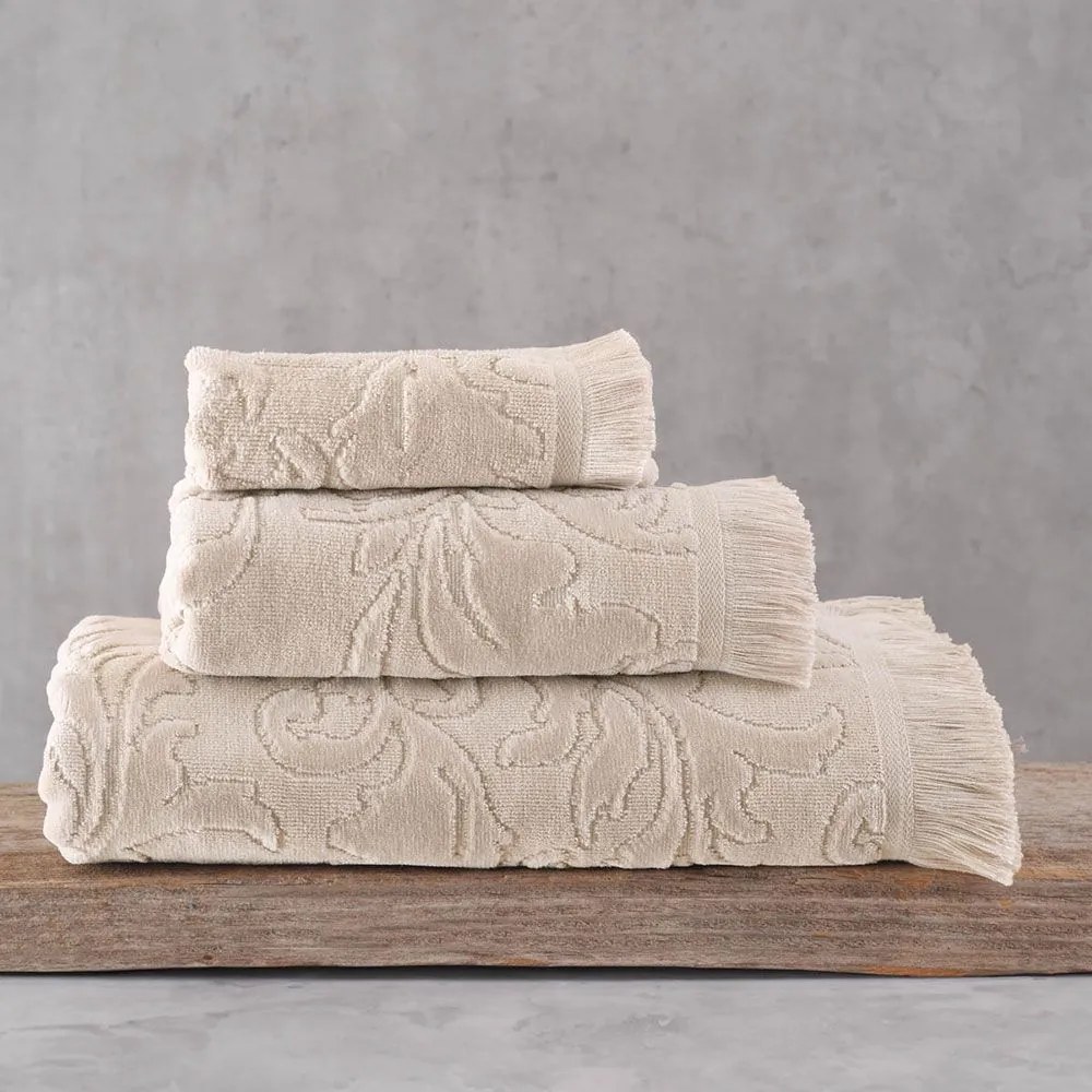 Πετσέτα Sienna Beige Ρυθμός Σώματος 70x140cm 100% Cotton