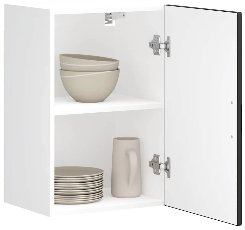 ντουλάπι τοίχου κουζίνας "Porto" Μαύρο μηχανουργικό ξύλο