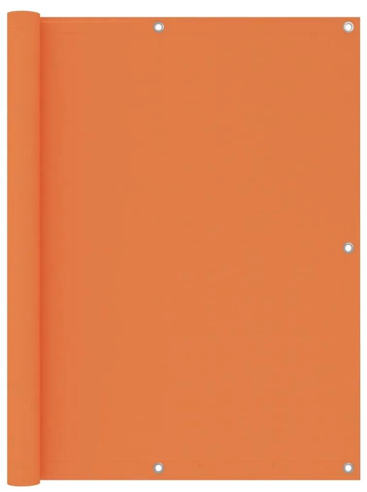 Διαχωριστικό Βεράντας Πορτοκαλί 120 x 600 εκ. Ύφασμα Oxford