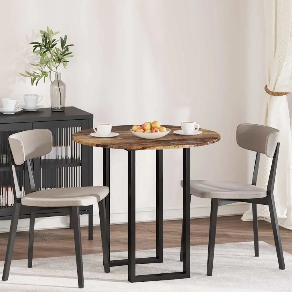 vidaXL Καπάκι τραπεζιού Παλαιό ξύλο 80 x 80 x 1.5 cm
