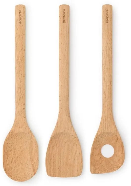 Brabantia 1008511 Σετ Ξύλινων Εργαλείων Σερβιρίσματος 3τμχ Profile Wooden