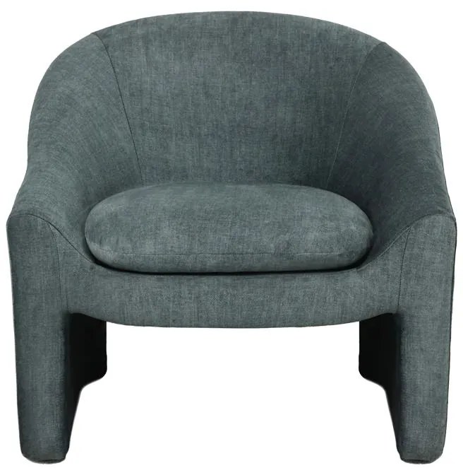 Πολυθρόνα Berza ανθρακί ύφασμα 76x76x71εκ 76x76x71 εκ.