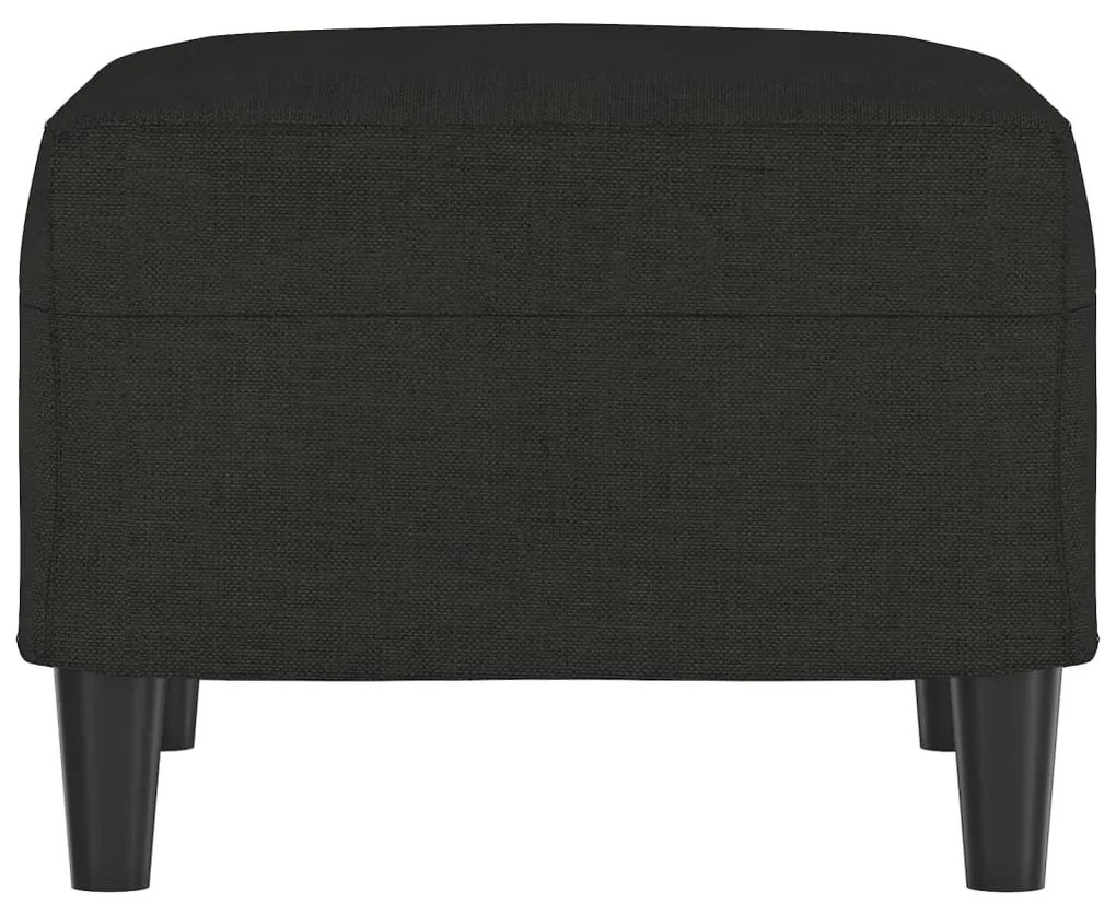 vidaXL Υποπόδιο Μαύρο 60x50x41 εκ. Υφασμάτινο