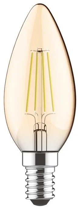 Λάμπα LED Diolamp Step Dimmable E14/5W/2700K/400Lm DECO5WWAMSD Amber