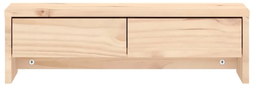vidaXL Βάση Οθόνης 50 x 27 x 15 εκ. από Μασίφ Ξύλο Πεύκου