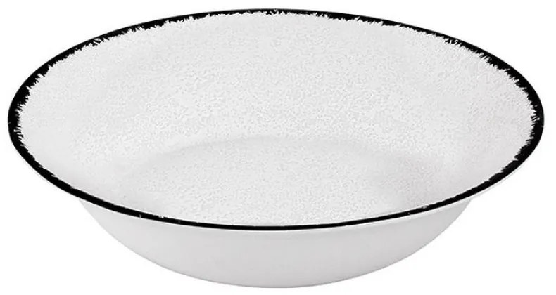 Σερβίτσιο Πιάτων Πορσελάνης Moon Shade Λευκό Oriana Ferelli – Σετ 20τμχ