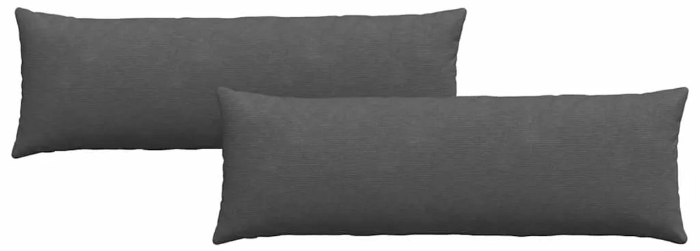 vidaXL Μαξιλάρι Καναπέ 2 pcs Σκούρο Γκρι 120 x 40 cm