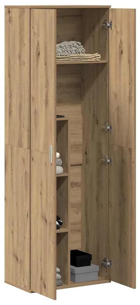 vidaXL Highboard artisan δρυς 60 x 35 x 180 εκατοστά