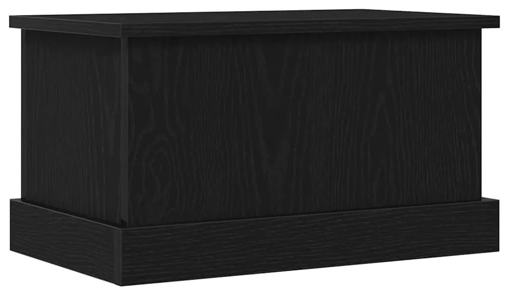 vidaXL Κουτί αποθήκευσης Μαύρη δρυς 50 x 30 x 28 cm Επεξεργασμένο ξύλο