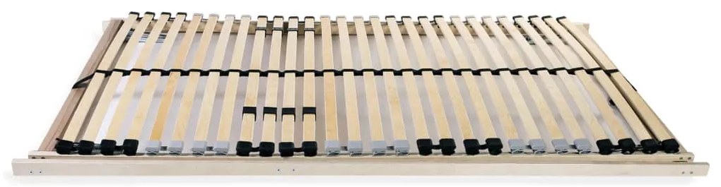vidaXL Τελάρο Κρεβατιού με 28 Σανίδες & 7 Ζώνες 80 x 200 εκ.
