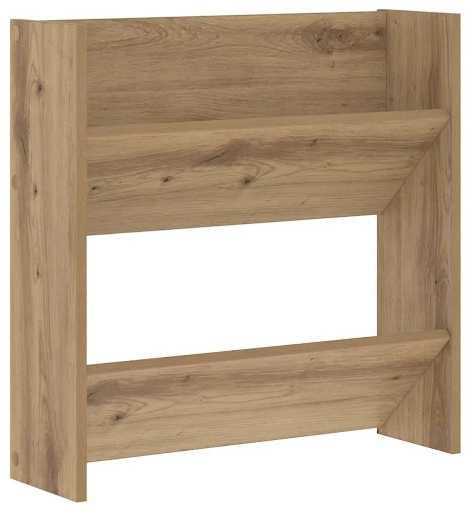 vidaXL Ντουλάπες παπουτσιών τοίχου 2 pcs artisan δρυς 60 x 18 x 60 εκ