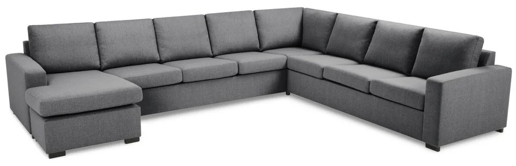 Γωνιακός Καναπές Scandinavian Choice C137, Γκρι, 344x285x80cm, Πόδια: Ξύλο | Epipla1.gr