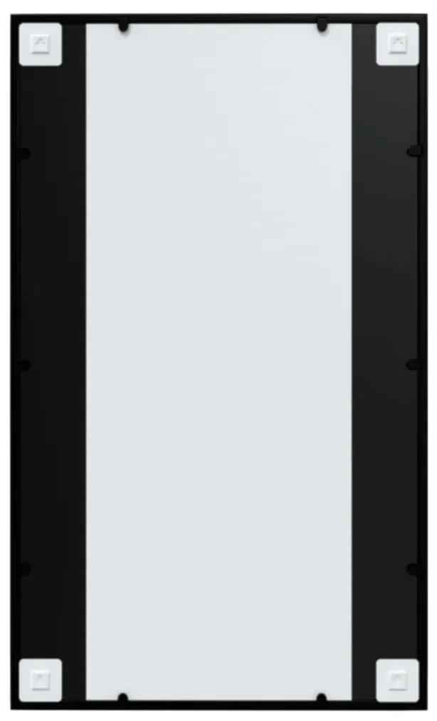 vidaXL Καθρέφτες Τοίχου 4 τεμ. Μαύροι 100 x 60 εκ. Μεταλλικοί