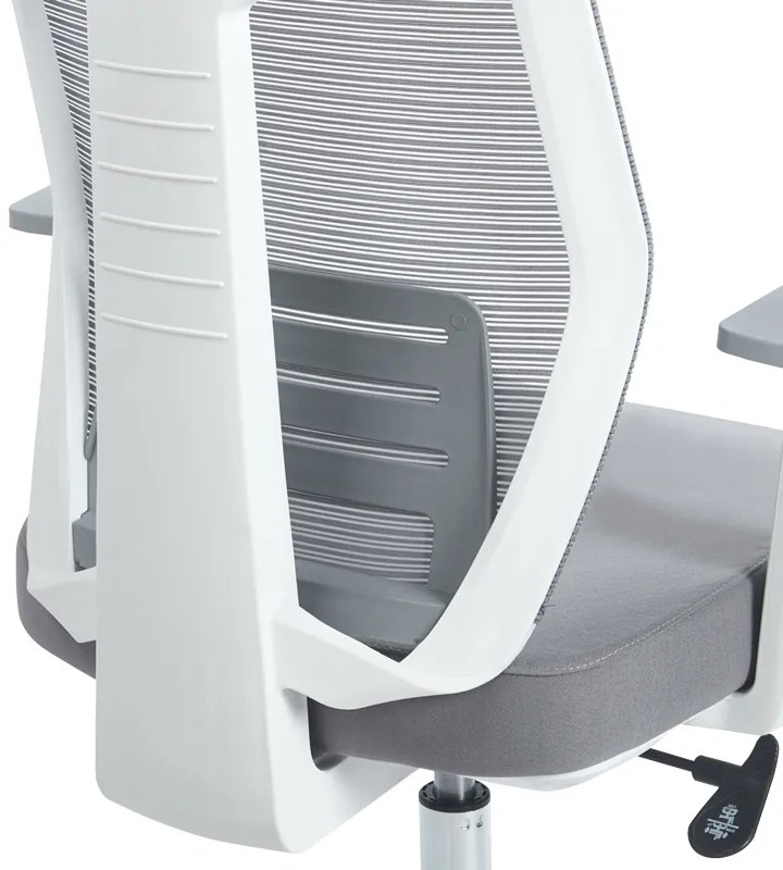 Καρέκλα γραφείου διευθυντή Commend pakoworld λευκό - γκρι