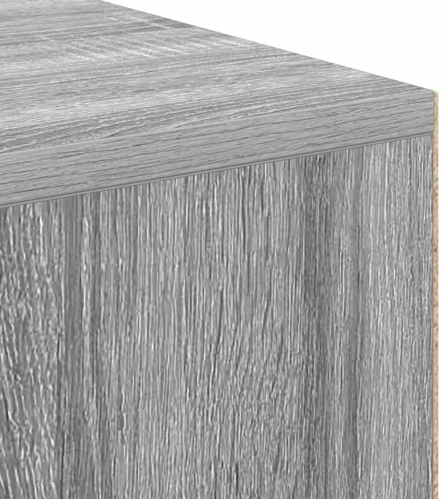 vidaXL Γραφείο Γκρίζο Σονομα 102 x 50 x 75 εκ Επεξεργασμένο ξύλο
