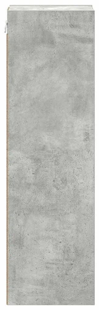 vidaXL Κρεμαστό ντουλάπι Σκυρόδεμα Γκρι 20 x 29,5 x 100 εκ.