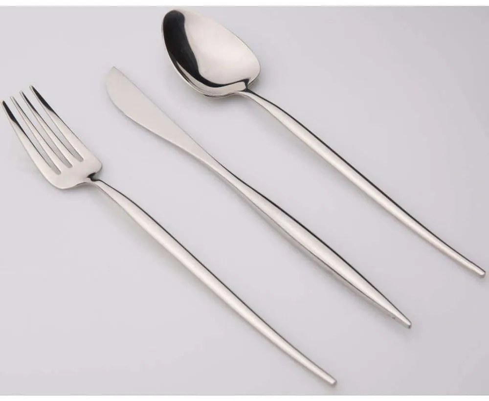 Μαχαιροπίρουνα Lisbon (Σετ 60Τμχ) 03545 Inox Dinox 60 τμχ Stainless Steel