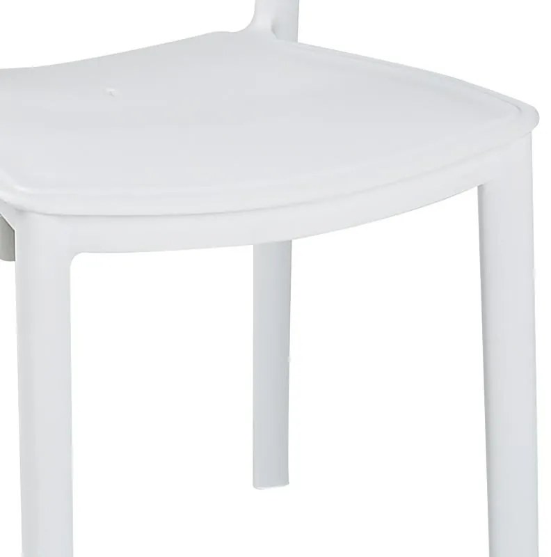 Τραπεζαρία Groovy-Ignite σετ 5τεμ PP λευκό 80x80x74,5εκ. 80x80x74.5 εκ.