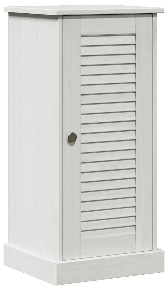 vidaXL Σετ Επίπλων Μπάνιου με ράφι 2 pcs Λευκό αντικέ 37 x 34 x 80 εκ