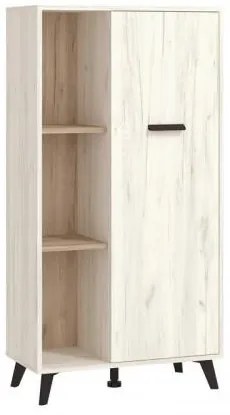 ΒΙΤΡΙΝΑ UMBRIA POP WHITE OAK - GREY OAK 67,5x33x130,5εκ f.l.d 11011881