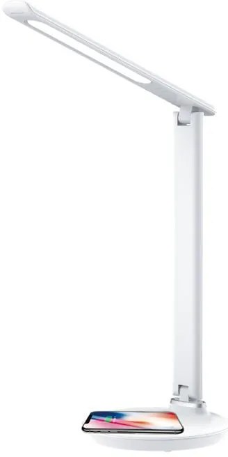 Adeleq Φωτιστικό Γραφείου - Πορτατίφ LED 7W CCT 300lm Με Ασύρματη Φόρτιση 5W Λευκό 0-710
